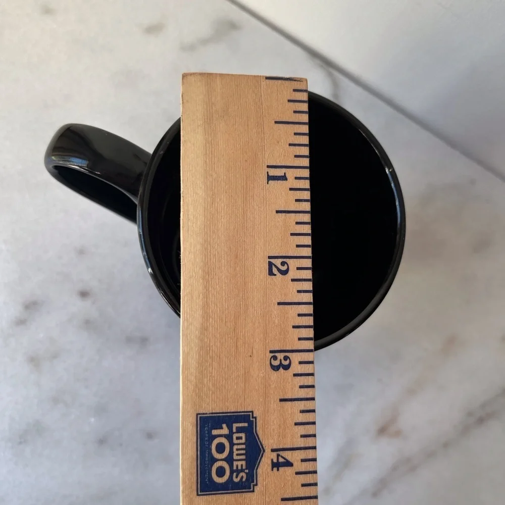 Black Starbucks mug